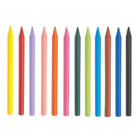 پاستل 12 رنگ بیک مدل Plastidecor