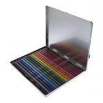 مداد رنگی 12 رنگ بیک مدل Evolution جعبه فلزی