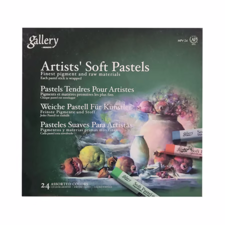 پاستل گچی نرم 24 رنگ Gallery مدل Artists Soft - زیر مجموعه Mungyo