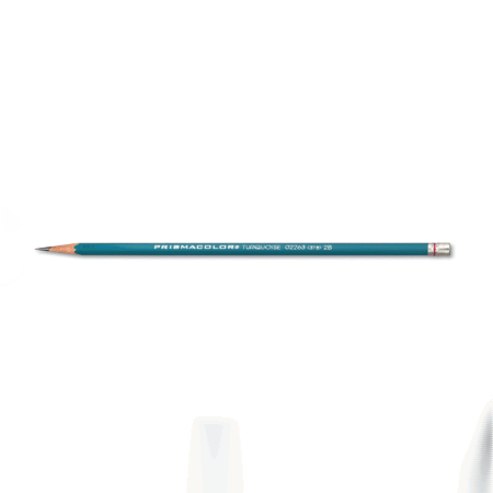 مداد طراحی پریسما کالر Premier بدنه فیروزه ای مغزی نرم تا 12 درجه تیرگی از9B و 8B تا HB، F و H