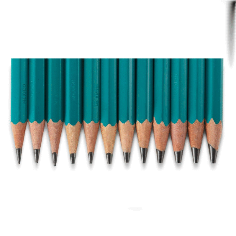 مداد طراحی پریسما کالر Premier بدنه فیروزه ای مغزی نرم تا 12 درجه تیرگی از9B و 8B تا HB، F و H