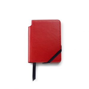 دفترچه کلاسیک کراس Small Journal جلد چرم طبیعی قرمز رنگ