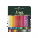 مداد رنگی 120 رنگ فابر کاستل مدل Polychromos جعبه فلزی ست آرتیستی