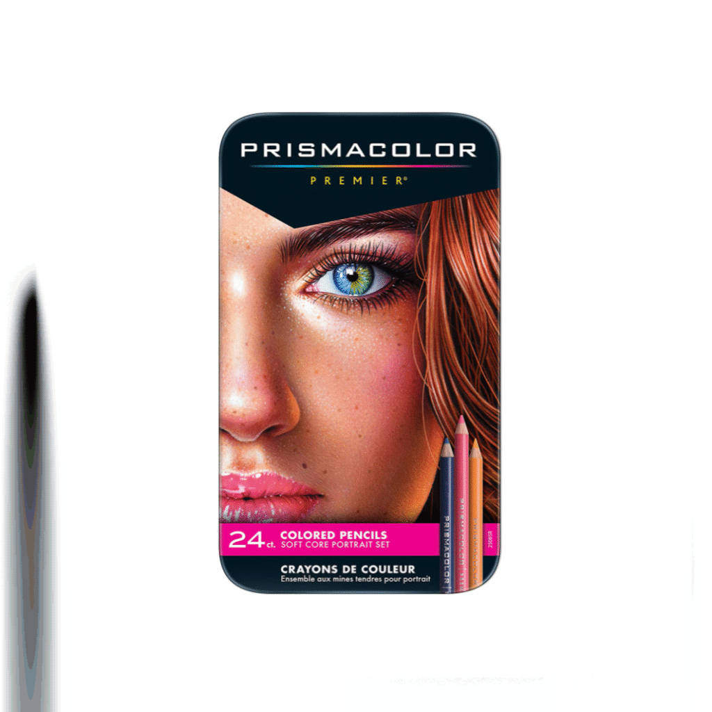 مداد رنگی 12 رنگ پریسماکالر مدل Skin Set مجموعه رنگ های پوستی و پرتره جعبه فلزی