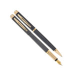 خودکار و خودنویس مدل ELLESSE از برند Iplomat بدنه طوسی ابری گیره طلایی