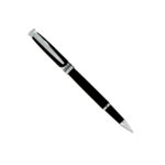 روان نویس مدل JUPITER از برند pierre cardin بدنه مشکی لاکی با گیره کروم