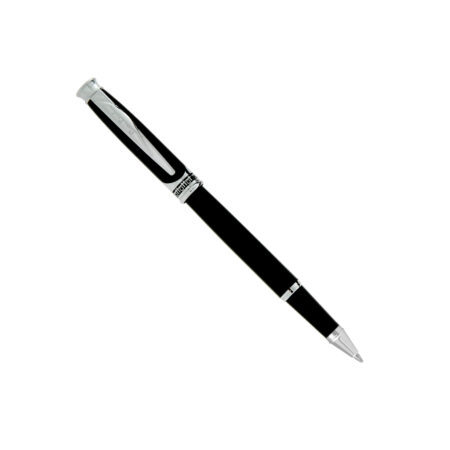 روان نویس مدل JUPITER از برند pierre cardin بدنه مشکی لاکی با گیره کروم