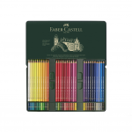 مداد رنگی 60 رنگ فابر کاستل مدل Polychromos جعبه فلزی ست آرتیستی