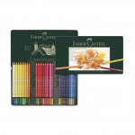 مداد رنگی 60 رنگ فابر کاستل مدل Polychromos جعبه فلزی ست آرتیستی