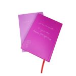 دفتر دات نوت I WRITE در رنگبندی متنوع و مینیمال صورتی روشن و سرخابی