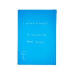 دفتر دات نوت I WRITE در رنگبندی متنوع و مینیمال آبی