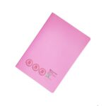 دفتر شطرنجی HIRMANDPAPER ته دوخت 40 برگ صورتی مدل دونات