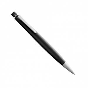 مداد نوکی لامی مدل 2000 بدنه مشکی ماکرولون مات با گیره استیل 0.5mm و 0.7mm
