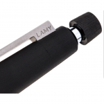 مداد نوکی لامی مدل 2000 بدنه مشکی ماکرولون مات با گیره استیل 0.5mm و 0.7mm