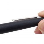 مداد نوکی لامی مدل 2000 بدنه مشکی ماکرولون مات با گیره استیل 0.5mm و 0.7mm