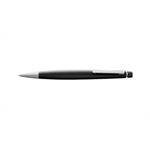 مداد نوکی لامی مدل 2000 بدنه مشکی ماکرولون مات با گیره استیل 0.5mm و 0.7mm