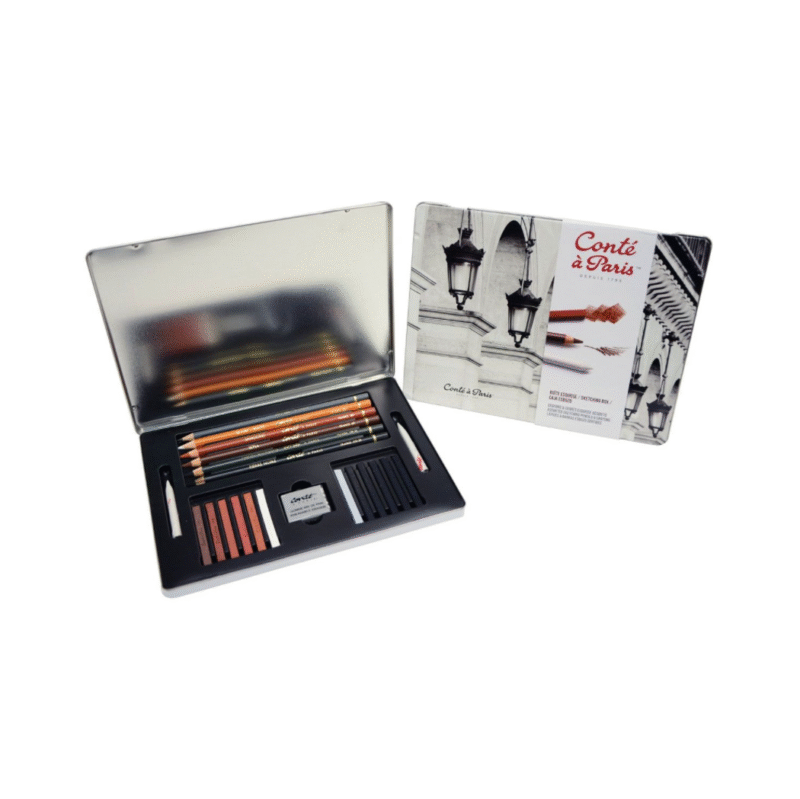 ست طراحی Conte Paris مجموعه 21 عددی جعبه فلزی