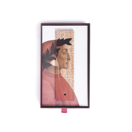 قلم ماندگار CAMBIANO DANTE برند FOREVER با پایه چوبی پرتره دانته