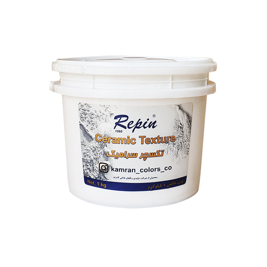 خمیر تکسچر سرامیک Repin در حجم 1 کیلوگرم سفید خمیر تکسچر سرامیک Repin در حجم 1 کیلوگرم سفید