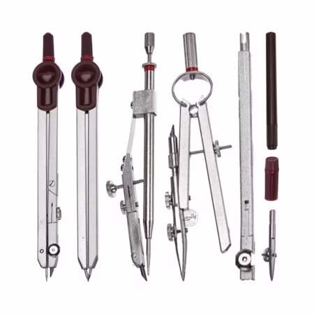 ست پرگار روترینگ 8 تکه مدل Centro Universal Compass Set کد S0233410