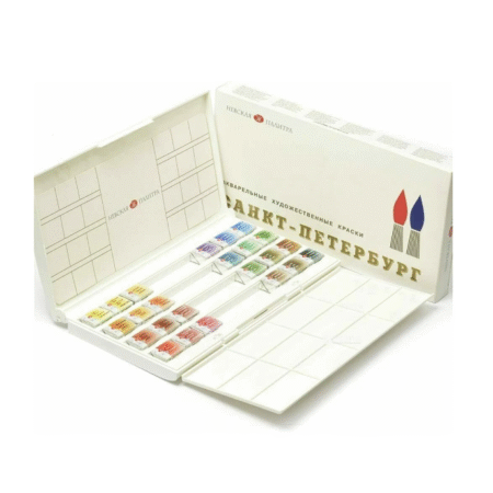 آبرنگ 24 رنگ ARTIST از برند سن پترزبورگ