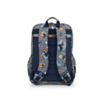 کوله سه زیپ DRAGON از برند GABOL تک رنگ طوسی