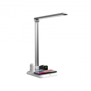 چراغ مطالعه QI مدل 4IN1 همراه با شارژر بی سیم و لامپ LED