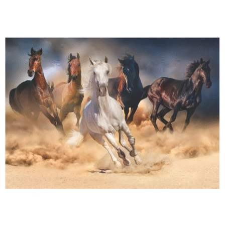 پازل 1000 تکه طرح اسب از برند MIROOJ کد 2878