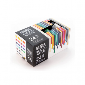 مجموعه 24 عددی BASIC رنگ آکریلیک از برند LIQUITEX