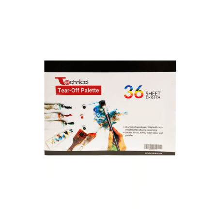 پالت 36 برگ TECHNICAL در سایز A4 مناسب انواع رنگ