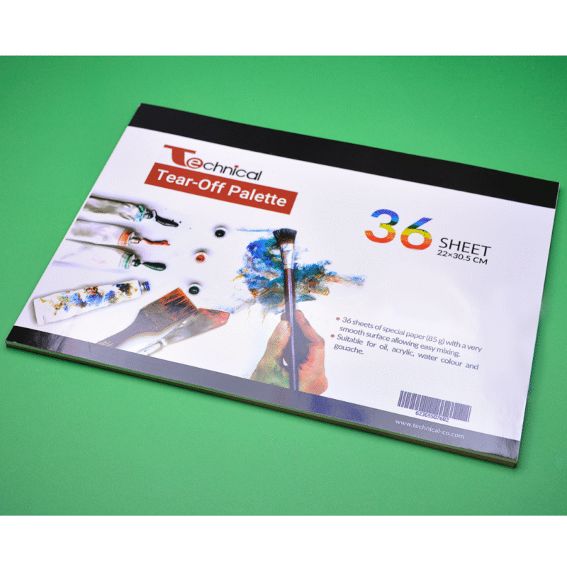 پالت 36 برگ TECHNICAL در سایز A4 مناسب انواع رنگ
