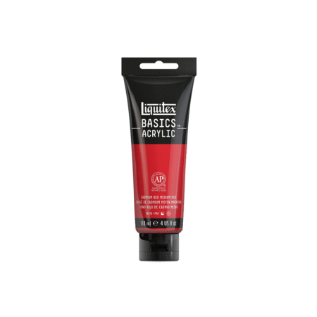 قرمز CADMIUM آکریلیک BASICS از برند LIQUITEX