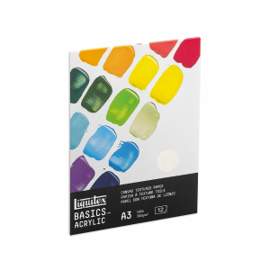 دفترچه A3 بوم BASICS از برند Liquitex برای رنگ آکریلیک