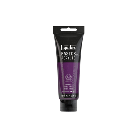 بنفش deep آکریلیک BASICS از برند LIQUITEX حجم 118ML