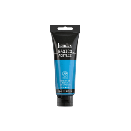 آبی Fluorescent آکریلیک BASICS از برند LIQUITEX
