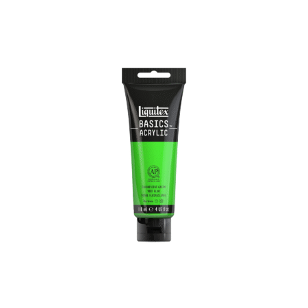 سبز Fluorescent آکریلیک BASICS از برند LIQUITEX