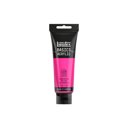 صورتی Fluorescent آکریلیک BASICS از برند LIQUITEX