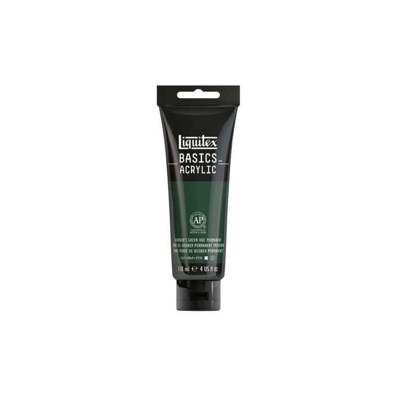 سبز Hooker آکریلیک BASICS از برند LIQUITEX