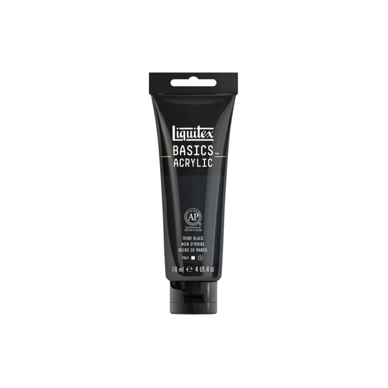 مشکی Ivory آکریلیک BASICS از برند LIQUITEX