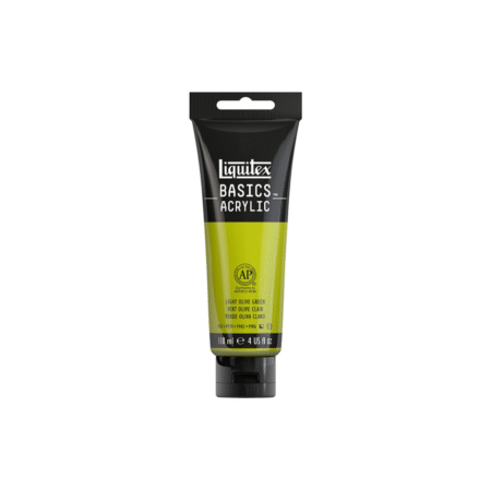 سبز Light olive آکریلیک BASICS از برند LIQUITEX