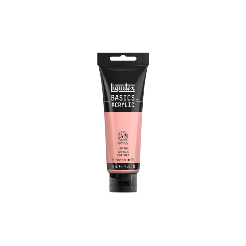 صورتی روشن آکریلیک BASICS از برند LIQUITEX