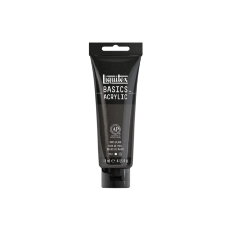 مشکی Mars آکریلیک BASICS از برند LIQUITEX