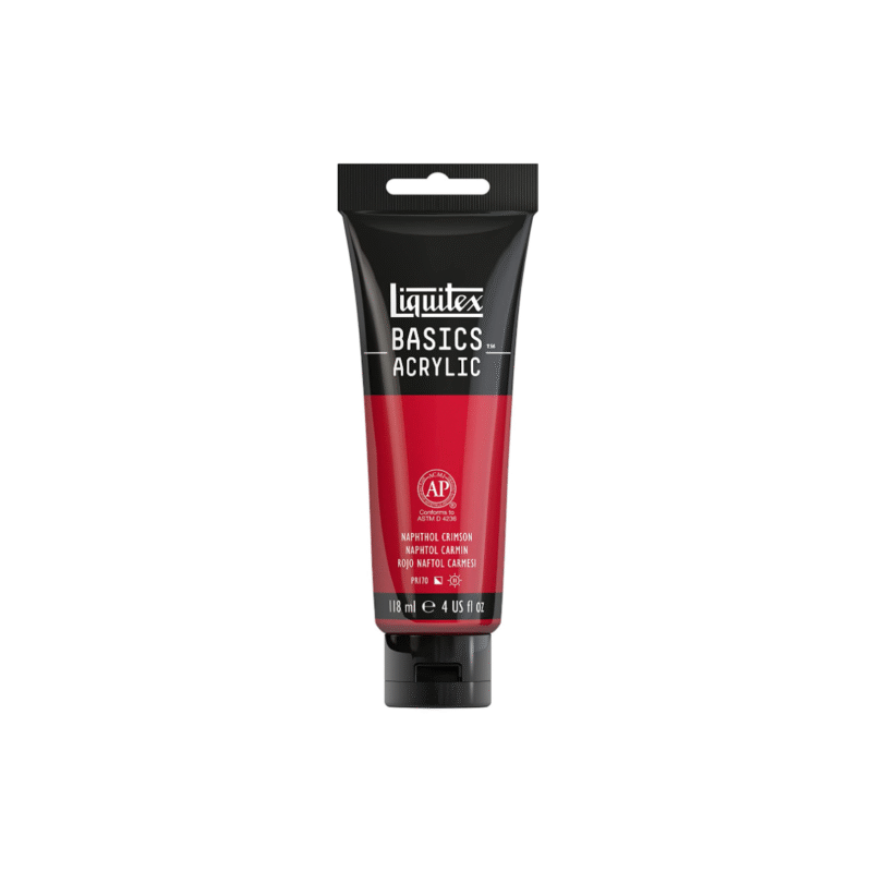 زرشکی Naphthol آکریلیک BASICS از برند LIQUITEX