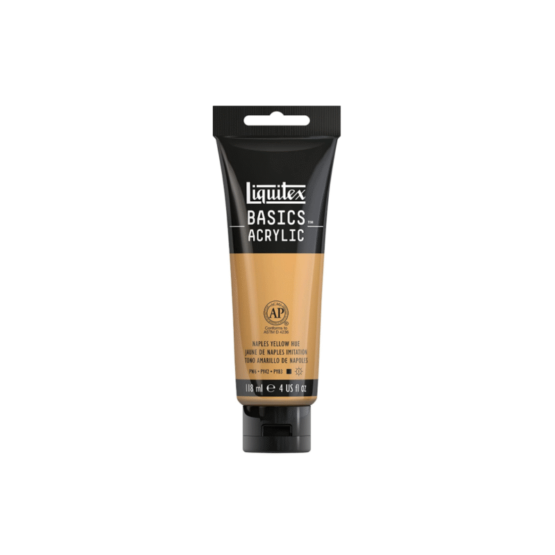 زرد Naples آکریلیک BASICS از برند LIQUITEX