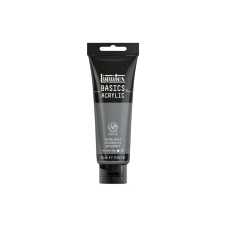 خاکستری Neutral آکریلیک BASICS از برند LIQUITEX