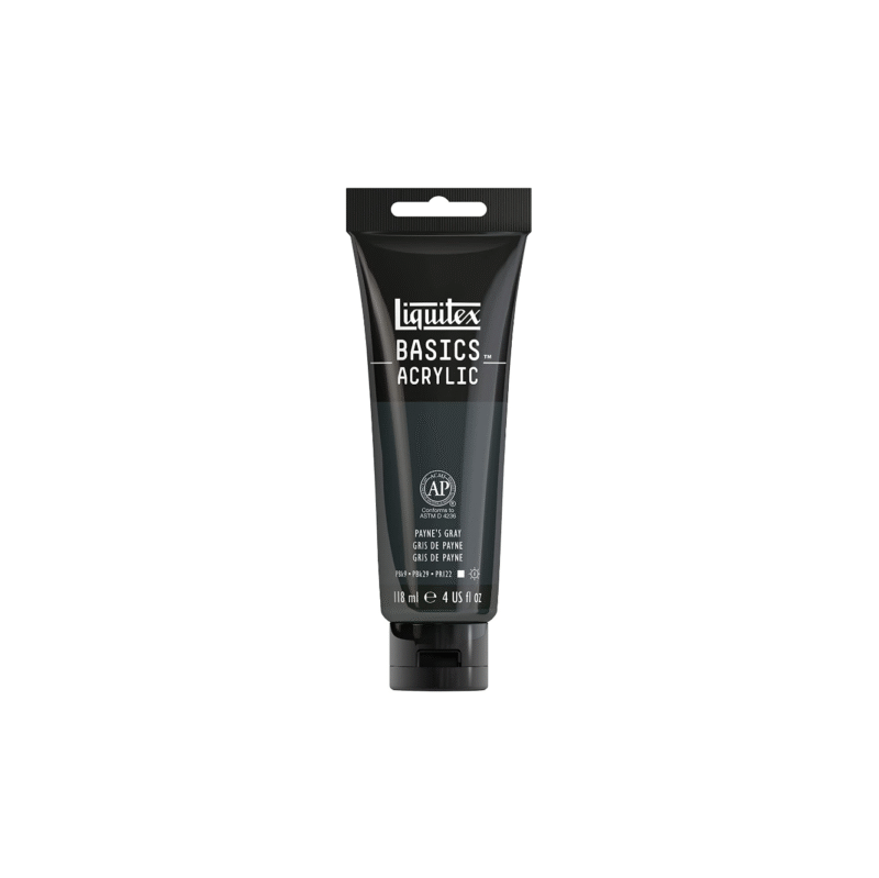 خاکستری Payne's آکریلیک BASICS از برند LIQUITEX