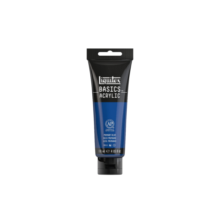 آبی Primary آکریلیک BASICS از برند LIQUITEX حجم 118ML