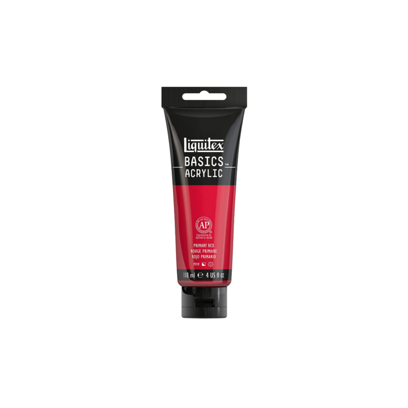 قرمز Primary آکریلیک BASICS از برند LIQUITEX