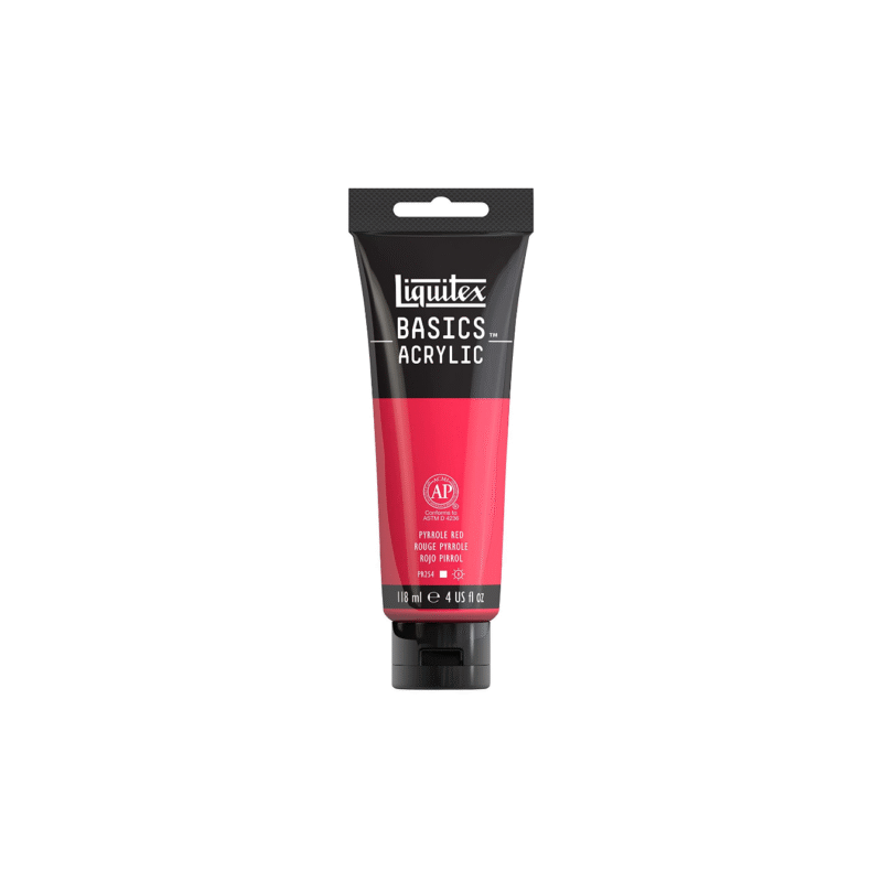 قرمز PYRROLE آکریلیک BASICS از برند LIQUITEX
