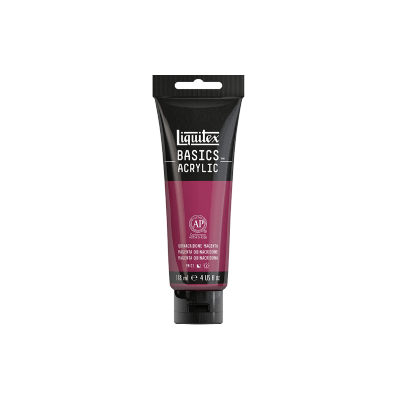 ارغوانی Quinacridone آکریلیک BASICS از برند LIQUITEX